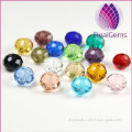 16mm rondelle mixed color crystal glass beads free sample